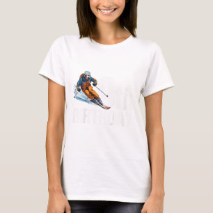Skier 9th Birthday Ski Boy Girl 9th Birthday Skiin T-Shirt