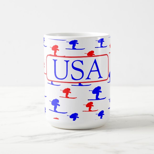 SKIER COFFEE MUG (Center)