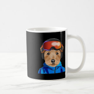 Skier Norfolk Terrier Snowboarding Dog Coffee Mug