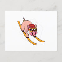 Skier pig