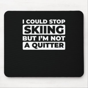 Skier Ski - Winter Sports Skiing Mouse Mat