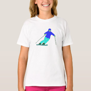 Skier Snow Skiing T-Shirt