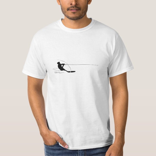 Skier with Spray T-Shirt (Front)