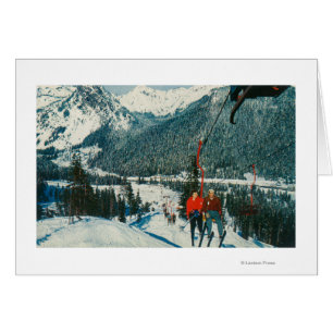 Skiers on the ChairliftSnoqualmie Pass, WA