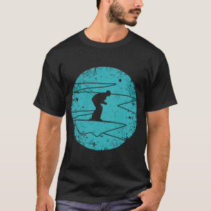 Skiers, ski tours, cross country skiing, mountains T-Shirt
