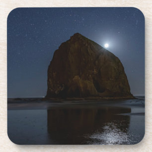 Skies Above Haystack Rock   Cannon Beach, Oregon Coaster
