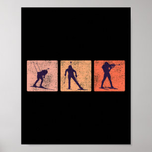 Skies Biathlon Winter Sports Ski Slope Skiing Biat Poster
