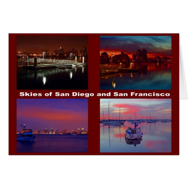 Skies of San Diego and San Francisco (Front Horizontal)