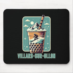 Skiing And Apres Ski - Villars-sur-ollon Switzerla Mouse Mat