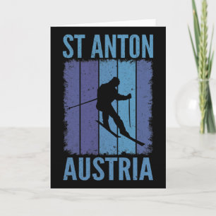Skiing And Apres Ski - Winter Sports St Anton, Aus Card