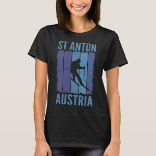 Skiing And Apres Ski - Winter Sports St Anton, Aus T-Shirt