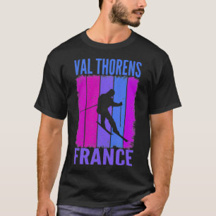 Skiing and Apres Ski Winter Sports Val Thorens Fra T-Shirt