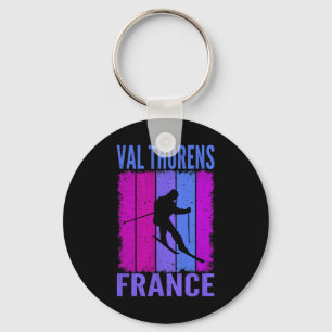 Skiing And Apres Ski - Winter Sports Val Thorens  Key Ring