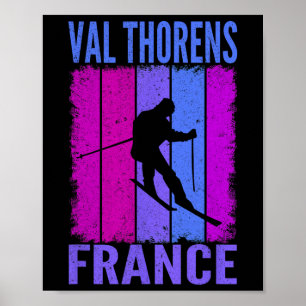 Skiing And Apres Ski - Winter Sports Val Thorens  Poster