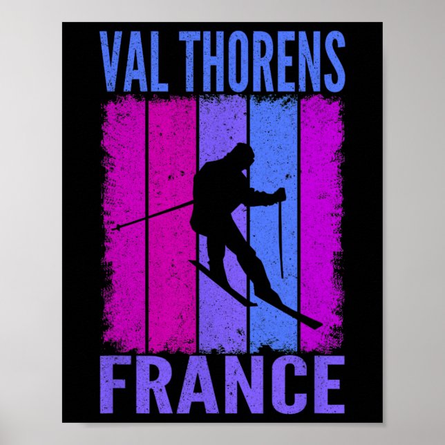 Skiing And Apres Ski - Winter Sports Val Thorens  Poster (Front)