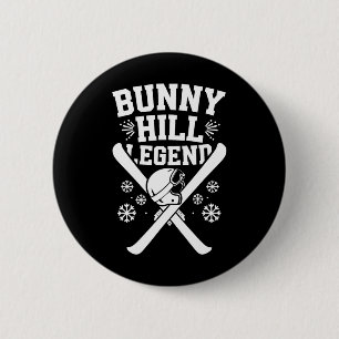 Skiing And Snowboarding Beginner Winter Sports Ent 6 Cm Round Badge