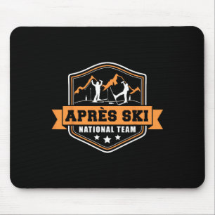 Skiing Aprés Ski National Team Skier Winter Sports Mouse Mat