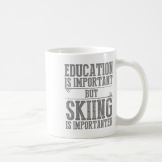 Skiing Art For Men Women Kids Winter Sport Ski Lov Coffee Mug