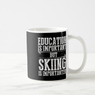 Skiing Art For Men Women Kids Winter Sport Ski Lov Coffee Mug