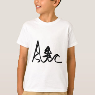 Skiing Biking Surfing Mountains Ocean Waves Fun Si T-Shirt