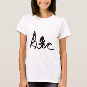 Skiing Biking Surfing Mountains Ocean Waves Fun Si T-Shirt