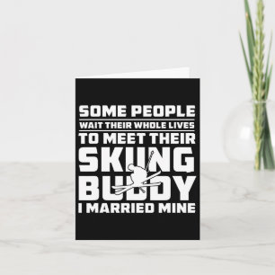 Skiing Buddy Card