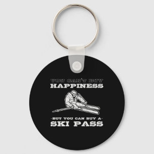 Skiing Ckcountry Skier Telemark Norway Cant Buy Ha Key Ring