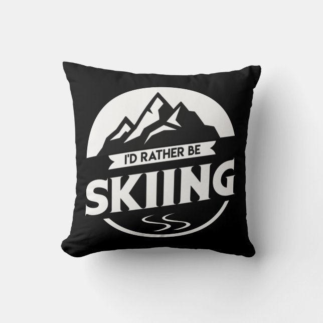 Skiing Cushion (Front)