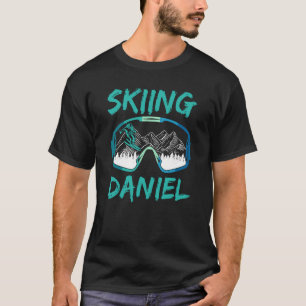 Skiing Daniel Hobby Ski Skier Winter Sports T-Shirt