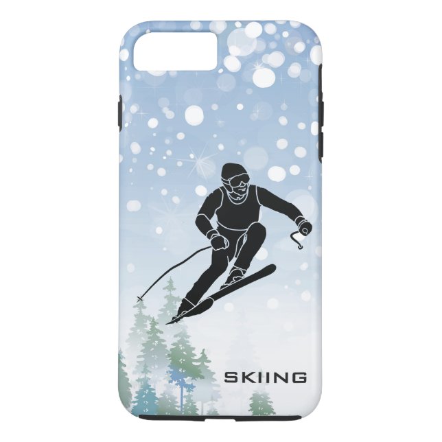 Skiing Design iPhone 7 Case (Back)