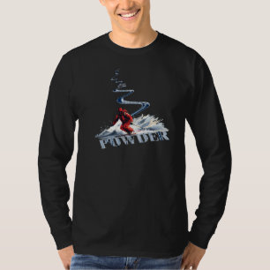 Skiing Down  T-Shirt