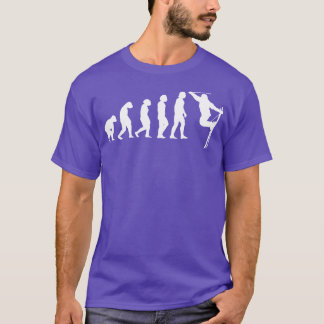 Skiing Evolution Gift 2 T-Shirt