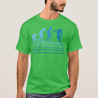 Skiing Evolution Skier Winter Sports friend friend T-Shirt
