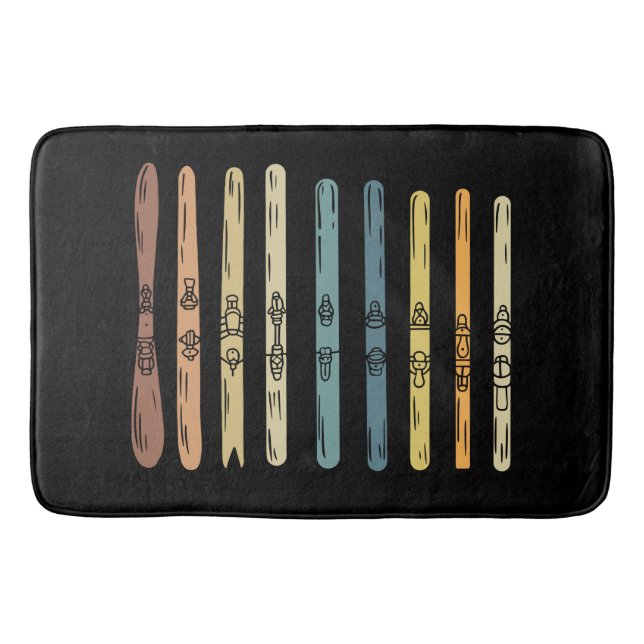 Skiing Gifts Bath Mat (Front)