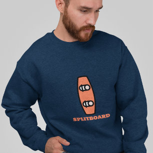 Skiing Hobby Styled Splitboard T-Shirt