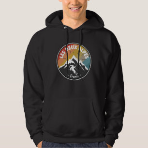 Skiing In France Les Deux Alpes Hoodie