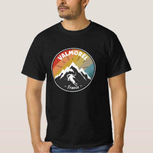 Skiing In France Valmorel T-Shirt