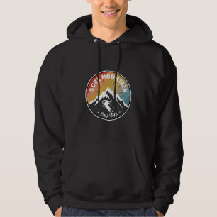 Skiing In Gore Mountain - New York Hoodie