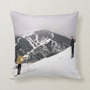 Skiing In Idaho Cushion