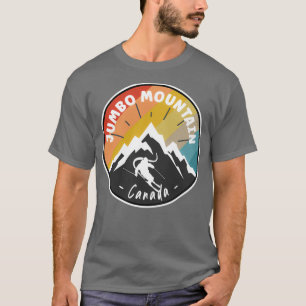 Skiing In Jumbo Mountain Canada T-Shirt