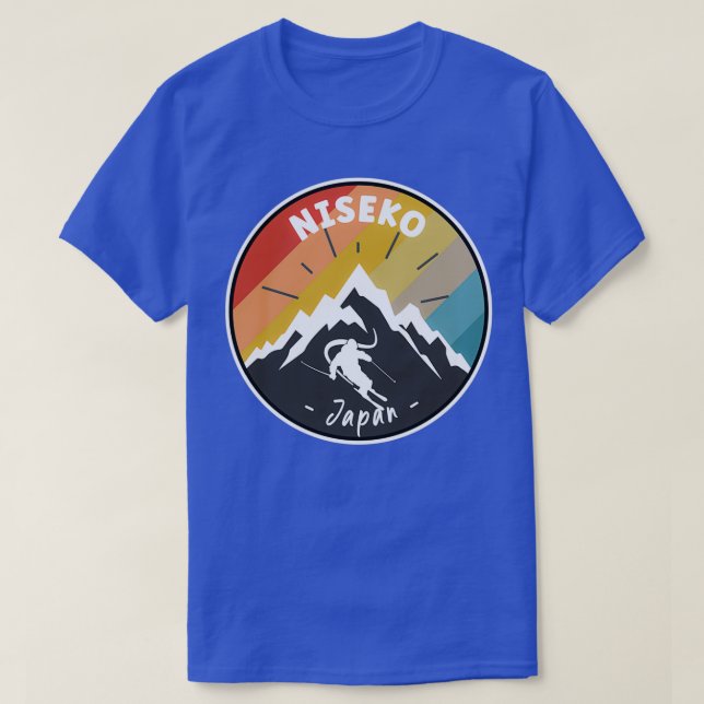 Skiing In Niseko Japan T-Shirt (Design Front)