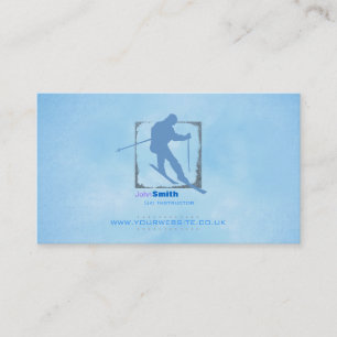 Skiing Instructor Business Card (Version 2)
