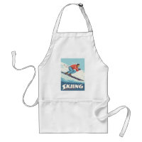 Skiing Is Believing Retro Print