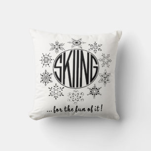 Skiing is Fun- Cushion