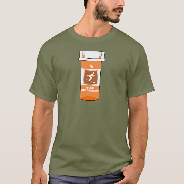 Skiing Is My Drug T-Shirt (Front)