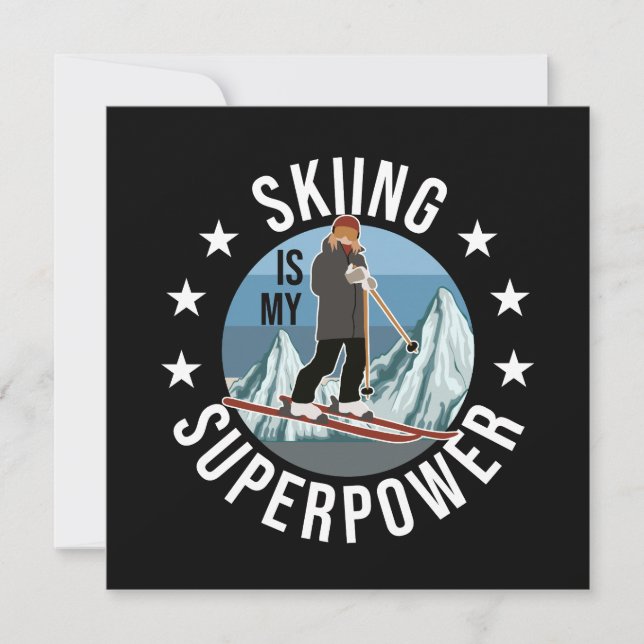 Skiing Is My Superpower (Front)
