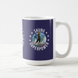 Skiing Is My Superpower Coffee Mug