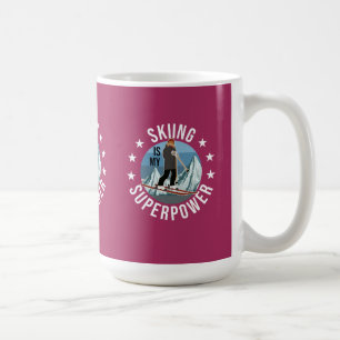 Skiing Is My Superpower Coffee Mug
