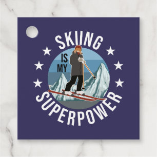 Skiing Is My Superpower Favour Tags