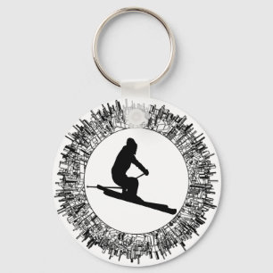 SKIING IS NAMED KEY RING